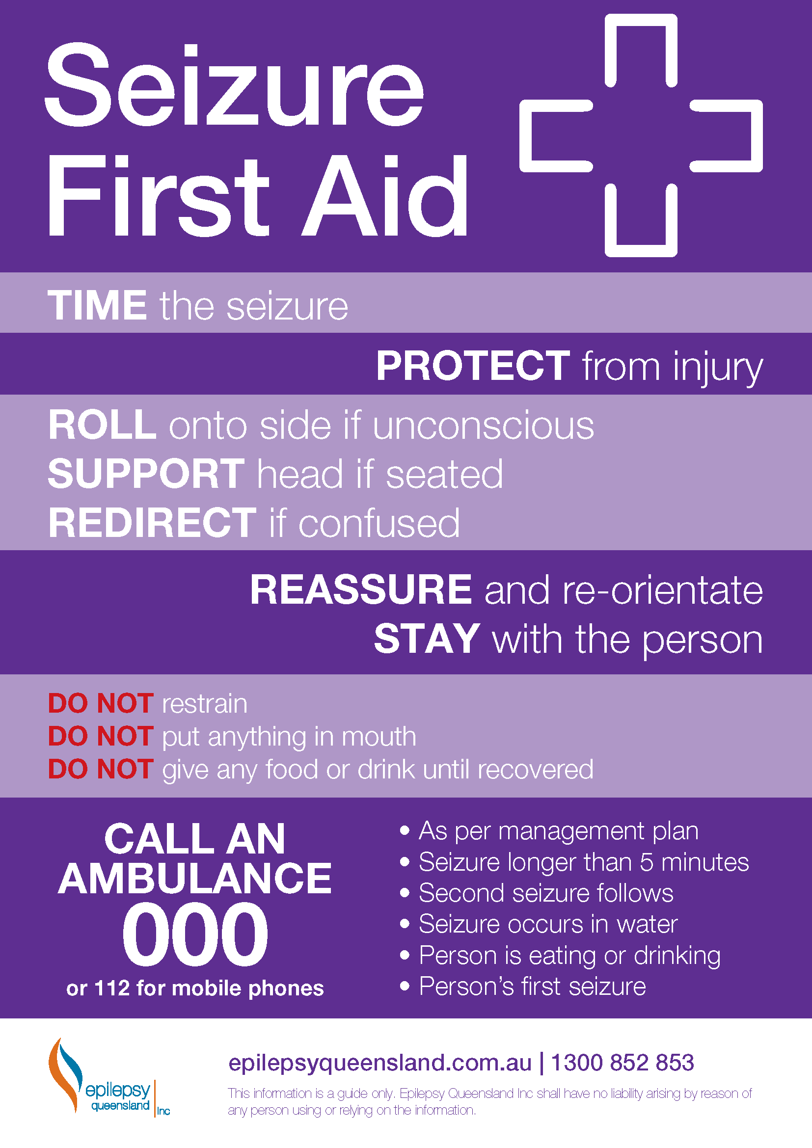 seizure first aid